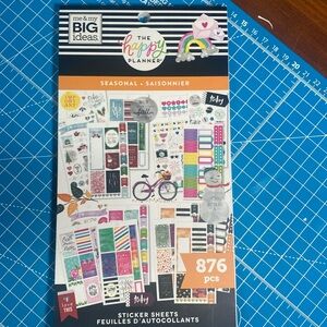 Happy Planner Sticker Book, Brand New.